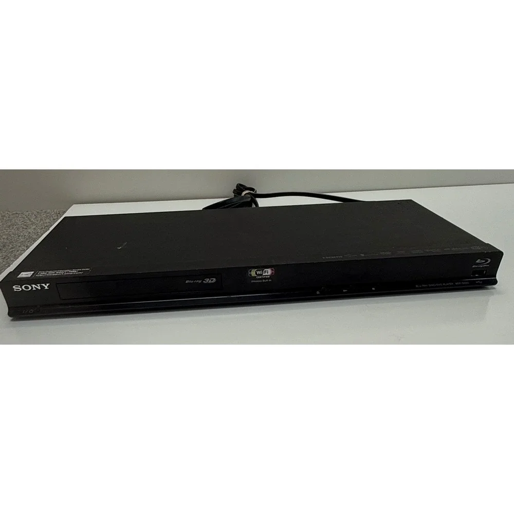 Sony BDP-S5100 Blu-ray Disc DVD Player 3D Wi-Fi Built-in Streaming Black HDMI